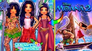 ONLY Being MOANA 2 Characters In DRESS TO IMPRESS For The NEW Disney MOVIE! | ROBLOX