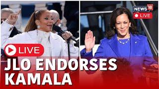 Jennifer Lopez Endorses Kamala Harris For U.S Presidential Elections | Kamala Harris Oprah | N18G