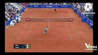 Rublev Tennis Yelling Blyat!!! And Throwing Racket