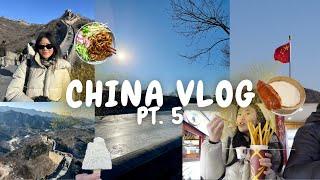 CHINA VLOGS PT. 5  || seeing beijing ️ || great wall of china ️