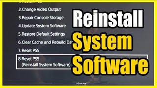 How to Reinstall System Software from USB on PS5 Safe Mode (Fast Tutorial)