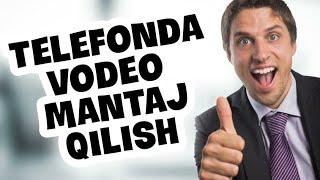 Telefonda video mantaj qilish // layk patpiska (futaj) ni videoga qo'yish // super video mantaj