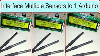 Interfacing Multiple DS18B20 Temperature Sensor to Arduino/Microcontroller