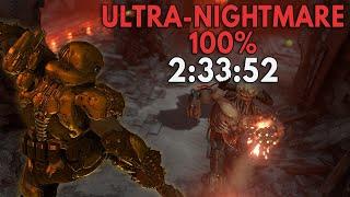 Doom Eternal: 100% Ultra-Nightmare Speedrun in 2:33:52