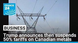 Trump halts doubling tariffs after Ontario premier backs down on US electricity surcharge