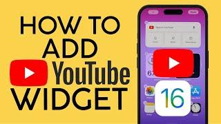 How to Add Youtube Widget to iOS 16 Home Screen 2022