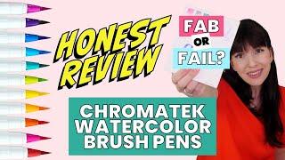 HONEST REVIEW of the Chromatek Watercolor Brush Pens (What's That Pen?)