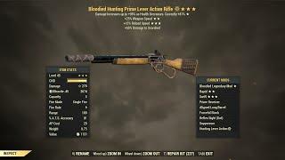 Fallout 76: Bloodied Lever Action Rifle.