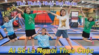 Thử Thách Chơi Trò Chơi Nhảy Bạt Nhún Xem Ai Là Người Chiến Thắng | Hằng Nheo, Hà Hà Hí, Tuyết Tuyết