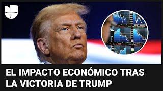 ¿La victoria presidencial de Donald Trump beneficia a la economía de EEUU?