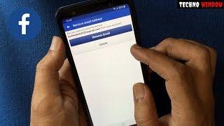 How to Remove Email Address from Facebook