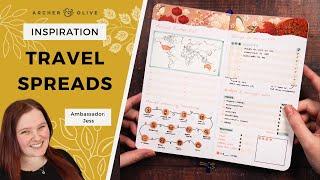 30 Layout Ideas for your Travel Journal