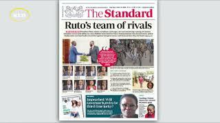 The Standard Newspaper tomorrow's topics and stories