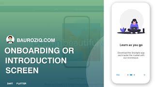 Menambahkan Onboarding atau Introduction Screen Flutter UI Tutorial