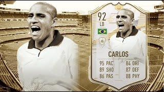 FIFA 21: ROBERTO CARLOS 92 PRIME ICON MOMENT PLAYER REVIEW I FIFA 21 ULTIMATE TEAM