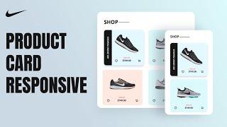 Product Card Ui Design Responsive | HTML & CSS