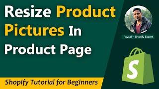 How To Resize Product Pictures In Shopify  Easy and Fast