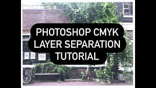 Photoshop For Screen Printing - CMYK Layer Separation Tutorial