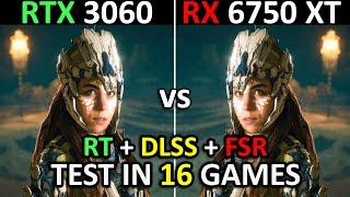 RTX 3060 12GB vs RX 6750 XT | Test in 16 Games | 1080p - 1440p | Worth Upgrading? | Late 2024