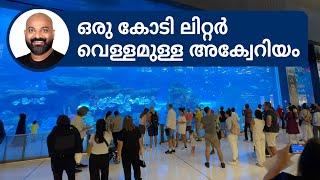 ഒരു കോടി ലിറ്റർ വെള്ളമുള്ള അക്വേറിയം | Exploring Dubai Aquarium & Underwater Zoo | Shaan Geo Stories