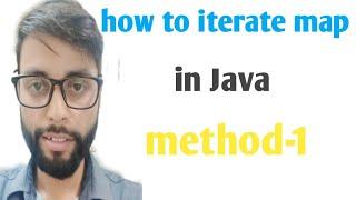 Iterate map using for each loop in Java | in Hindi