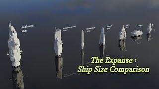 The Expanse // Ship Size Comparison // 3D