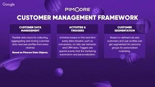 Pimcore - Customer Data Management Framework - Presentation