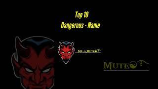 Top 10 Dangerous Names For Free Fire | Top 10 Attitude Names