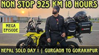 India to Nepal Solo International Bike Ride Starts | Suzuki V-Strom SX 250 | Gurgaon to Gorakhpur