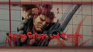 Akuma - Some Vortex Options, Setups & Resets [SSF4AE2014]