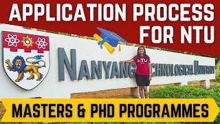 NTU Singapore Admission Process | Nanyang Technological University | Graduate Programmes