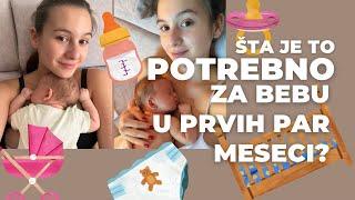 Šta je potrebno za bebu u prvim mesecima | Saveti