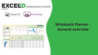 Writeback Planner - General overview