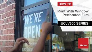 [HOW TO] Print With Window Perforated Film