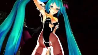 【MMD】【Miku&Luka】Sexy swagger〈Pole Dance〉 in the Hell【Heavy Metal version】