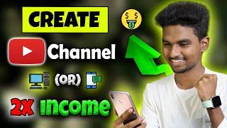 How To Create a YouTube Channel & Earn Money [2024]  PC/Mobile - Step by Step _ Tamil _  Hari Zone
