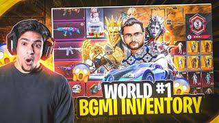 World #1 Most Expensive Dream $10,00,000 BGMI Inventory || BGMI Most Expensive Inventory
