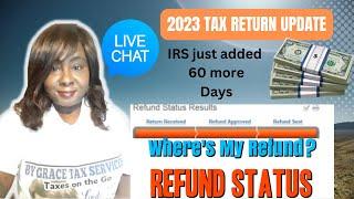 IRS added 60 more days to receive my refund | Delayed 2023 IRS Tax Refund in 2024
