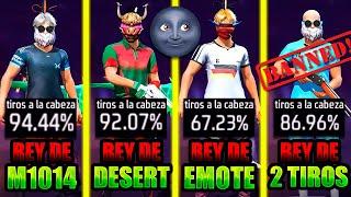 Busque El ID de los nuevos REYES del FREE FIRE Encontre a uno BANEADO por GARENA!!