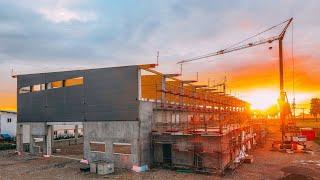 Construction time lapse: New production hall - cts GmbH