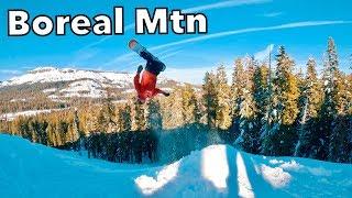 Snowboarding Boreal Mountain (Woodward Tahoe) 2019 First Day