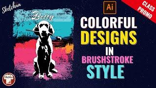 T shirt design tutorial for beginners | How to design Cool designs for Print on Demand | Class Promo