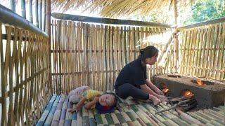 FULL VIDEO: 400 Days Construction Journey - 16 Year Old Single Mother Builds a Bamboo House Alone