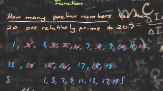 Number Theory 11 10 Euler Totient Function Introduction