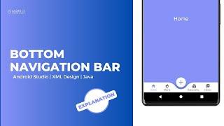 Bottom Navigation Bar in Android Studio using Java | Explanation