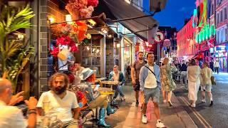 A Dusk West End London Walk · Summer Evening Stroll in Central London · 4K HDR