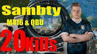 pubg sambty 20 kills win sanhok highlights