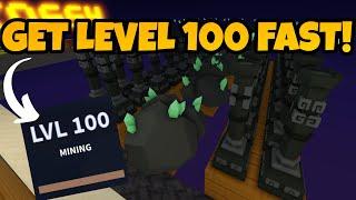 Mining XP AFK Farm That Will Get You Level 100 FAST!