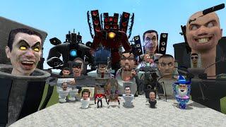 Speakerman Titan Upgraded Skibidi Toilet GMAN MK.2 Cammeraman Mecha BOSS boomboxman In Garry's Mod!!