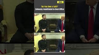 Trump Zelensky Meeting: Zelensky’s Awkward Moment In Oval Office #shorts #trump #zelensky